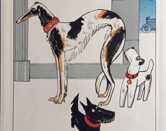 Ric & Rac litho door Pol Rab (Paul Abraham) 1898-1933