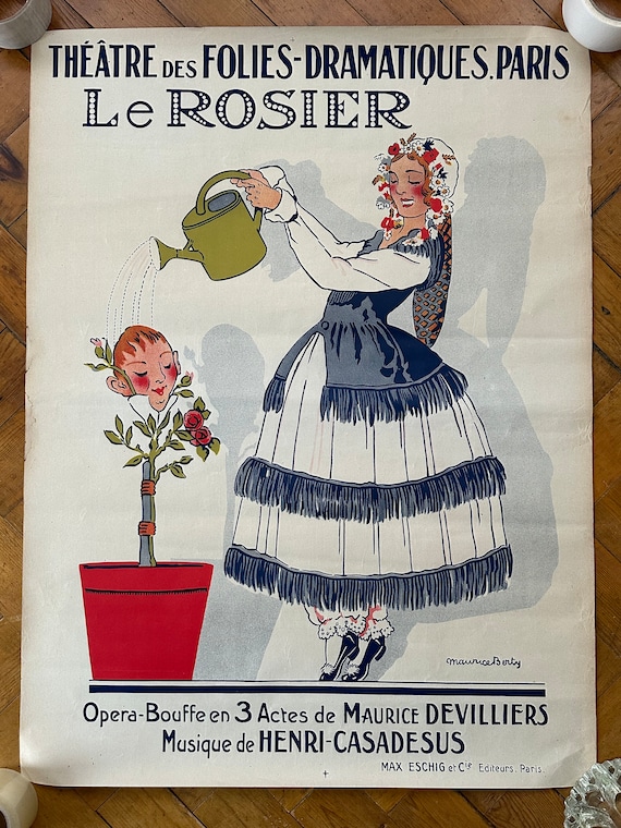 Le Rosier Théâtre des folies dramatiques de Paris.