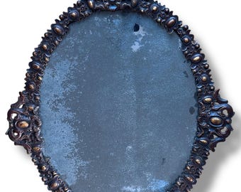 Charles Frederick Bielefeld mid Victorian papier mache gilt frame mirror