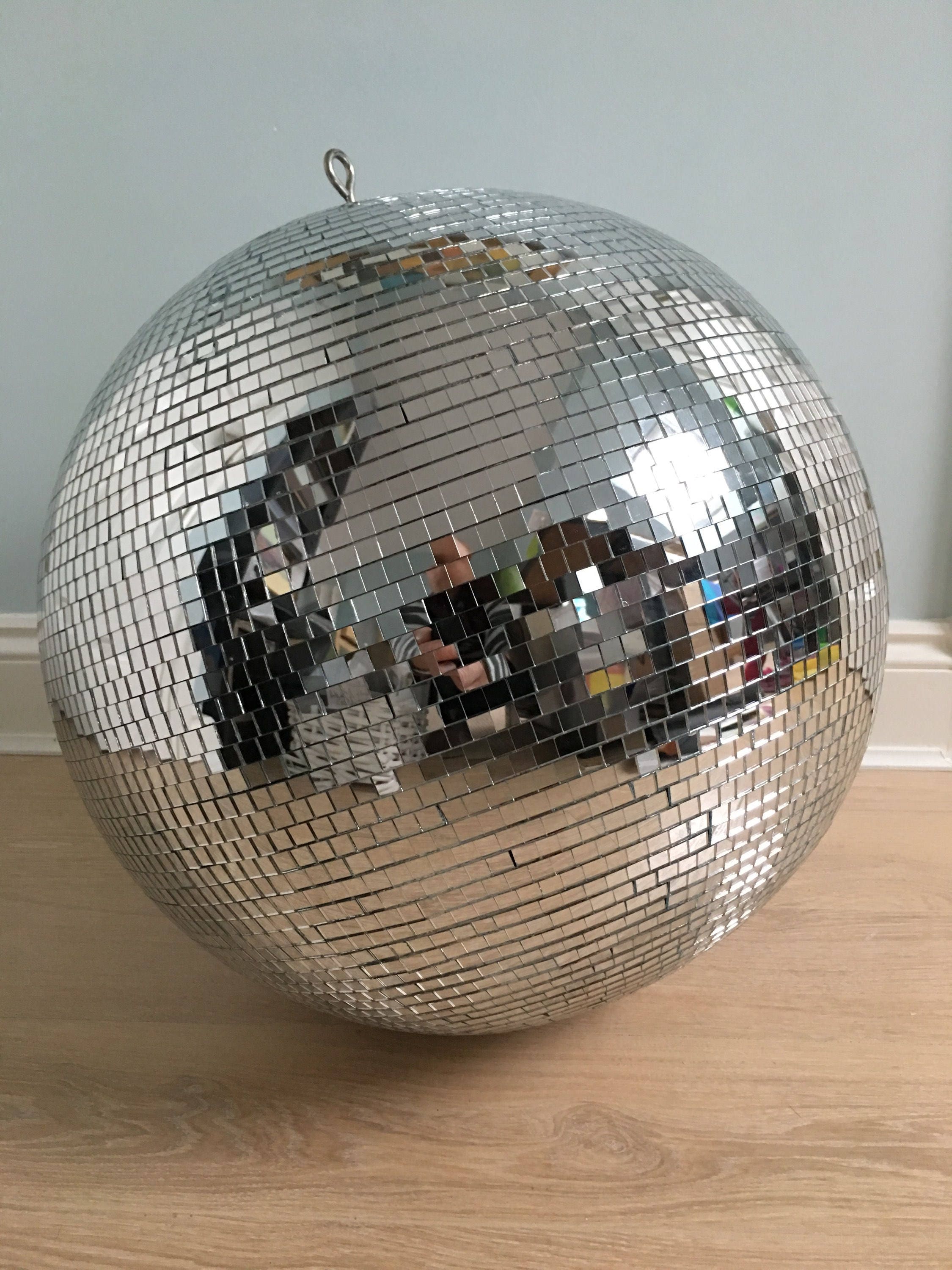 Vintage original disco mirror ball globe