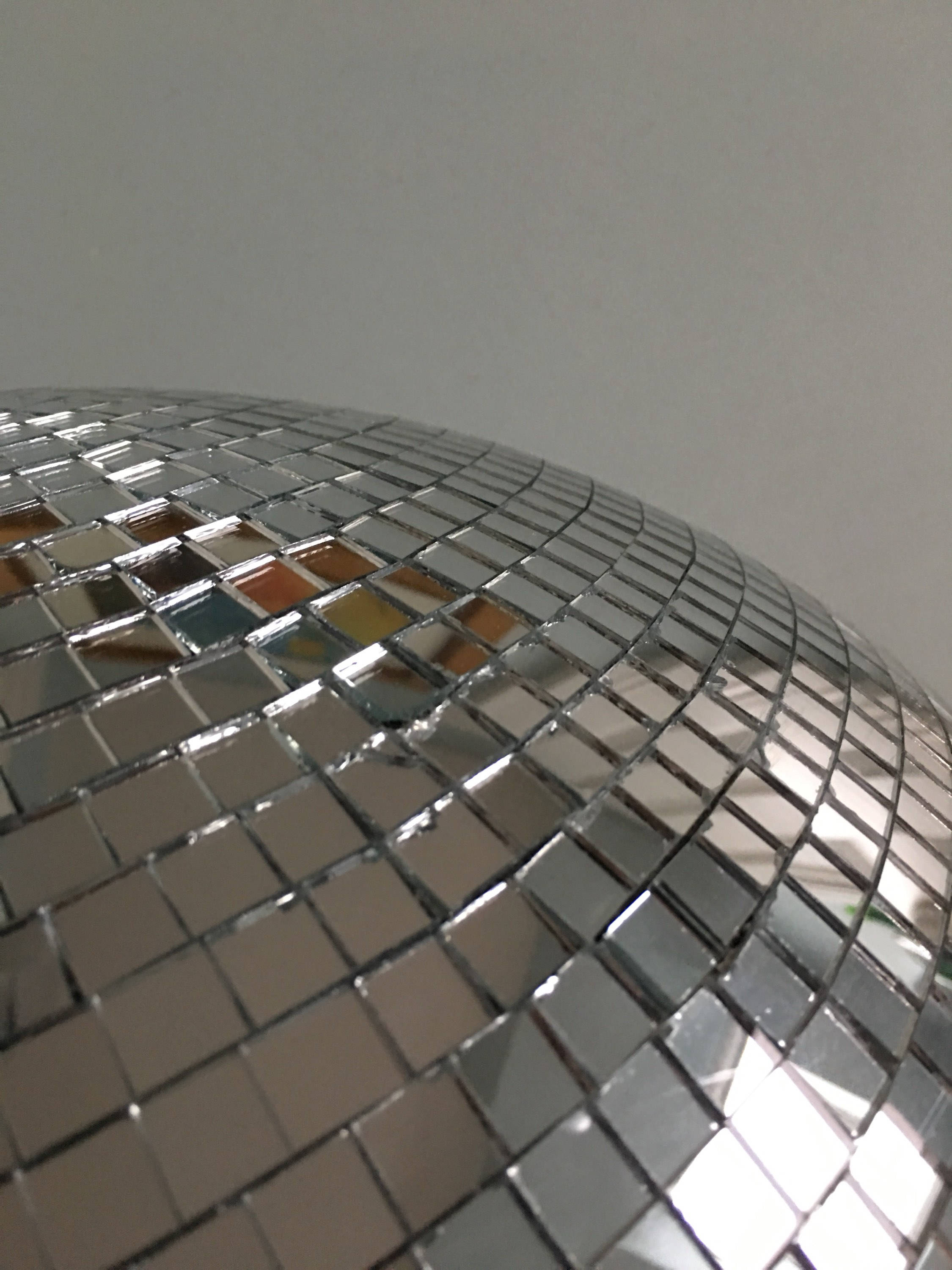 Vintage original disco mirror ball globe