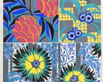 E.A. Seguy plate 10 from Bouquets et Frondaisons