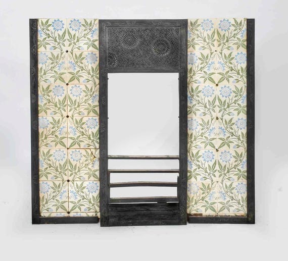 Barnard Bishop and Barnard of Norwich Aesthetic movement fireplace by Thomas Jeckyll circa 1870
