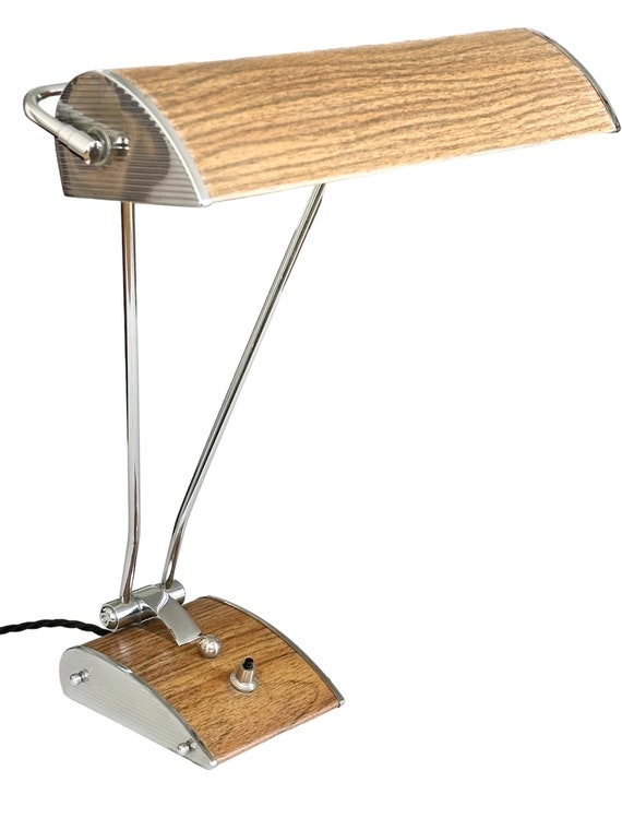 Eileen Gray desk lamp circa 1950s for Jumo France