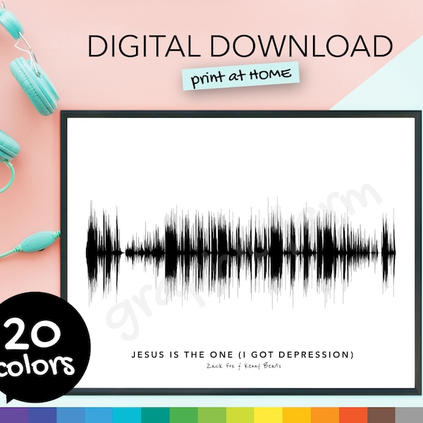 Custom SoundWave Digital Download,Anniversary Gift,Boyfriend Gift,soundwave art print,sound wave gift