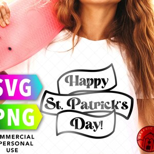 Happy St. Patrick&#39;s Day SVG and PNG file Istant Download