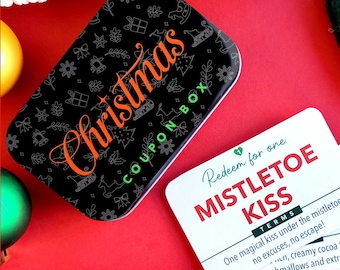 Christmas Love Coupons for Couples, Advent Calendar for Wife and Husband, 24 Romantic Surprise Vouchers