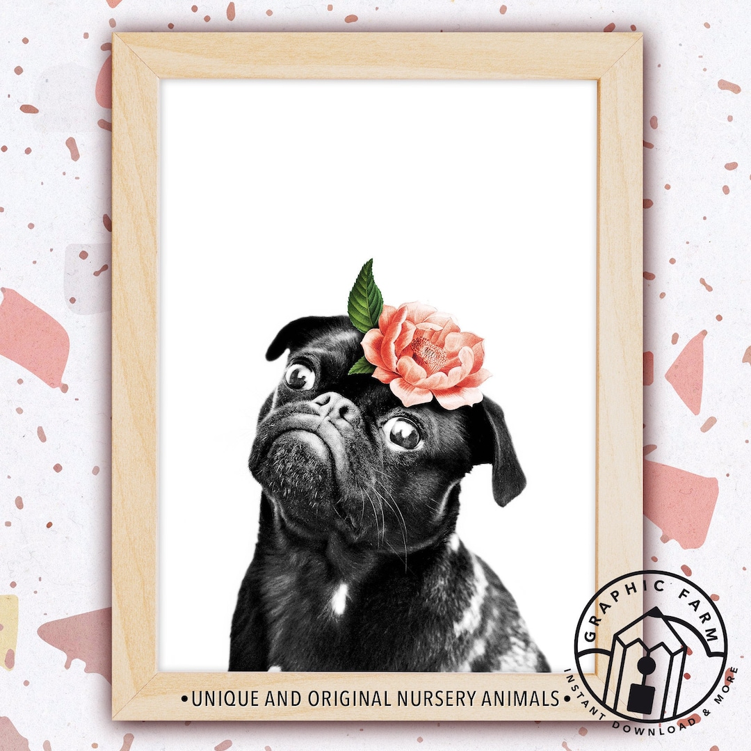 Dog Nursery Wall Art Nursery Decor Nursery Wall Decor Etsy