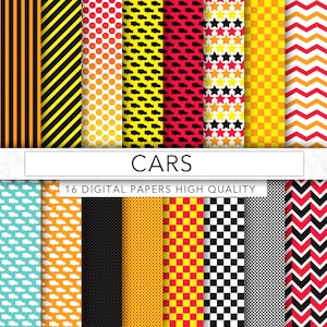 Cars digital paper,cars clipart,walt disney,pixaar,cars pattern,background,texture,commercial use, CA001