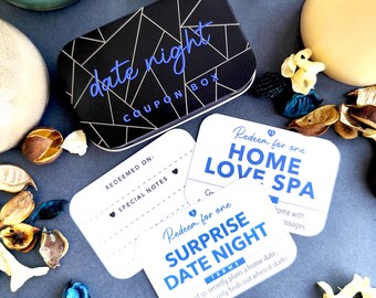 Date Night couples 30 coupons,Valentines day gift,Anniversary gift,Couples gift,Romantic gifts,Love coupons,Couples games,Coupon Date Nights