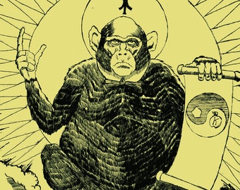 LA REVELACIÓN Impresión de pergamino