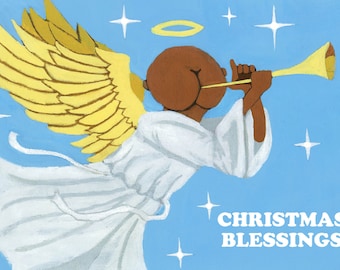 Tarjeta de Navidad: ANGEL