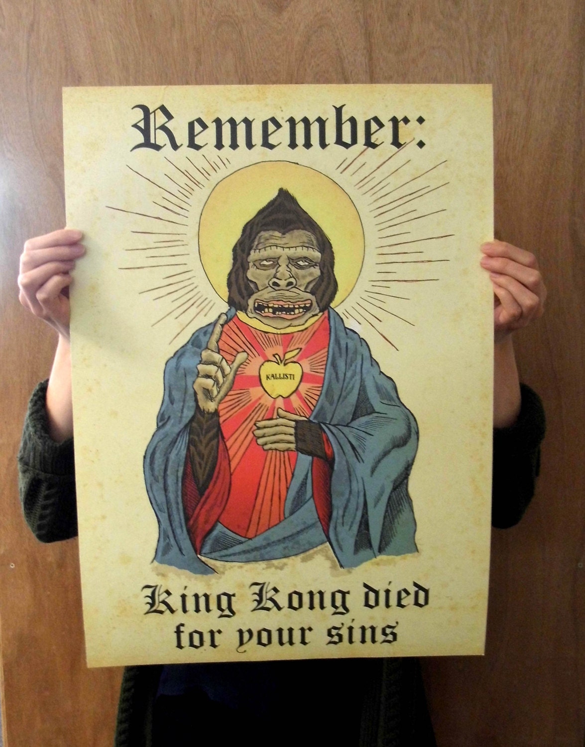 REMEMBER KING KONG Litho Print - Etsy