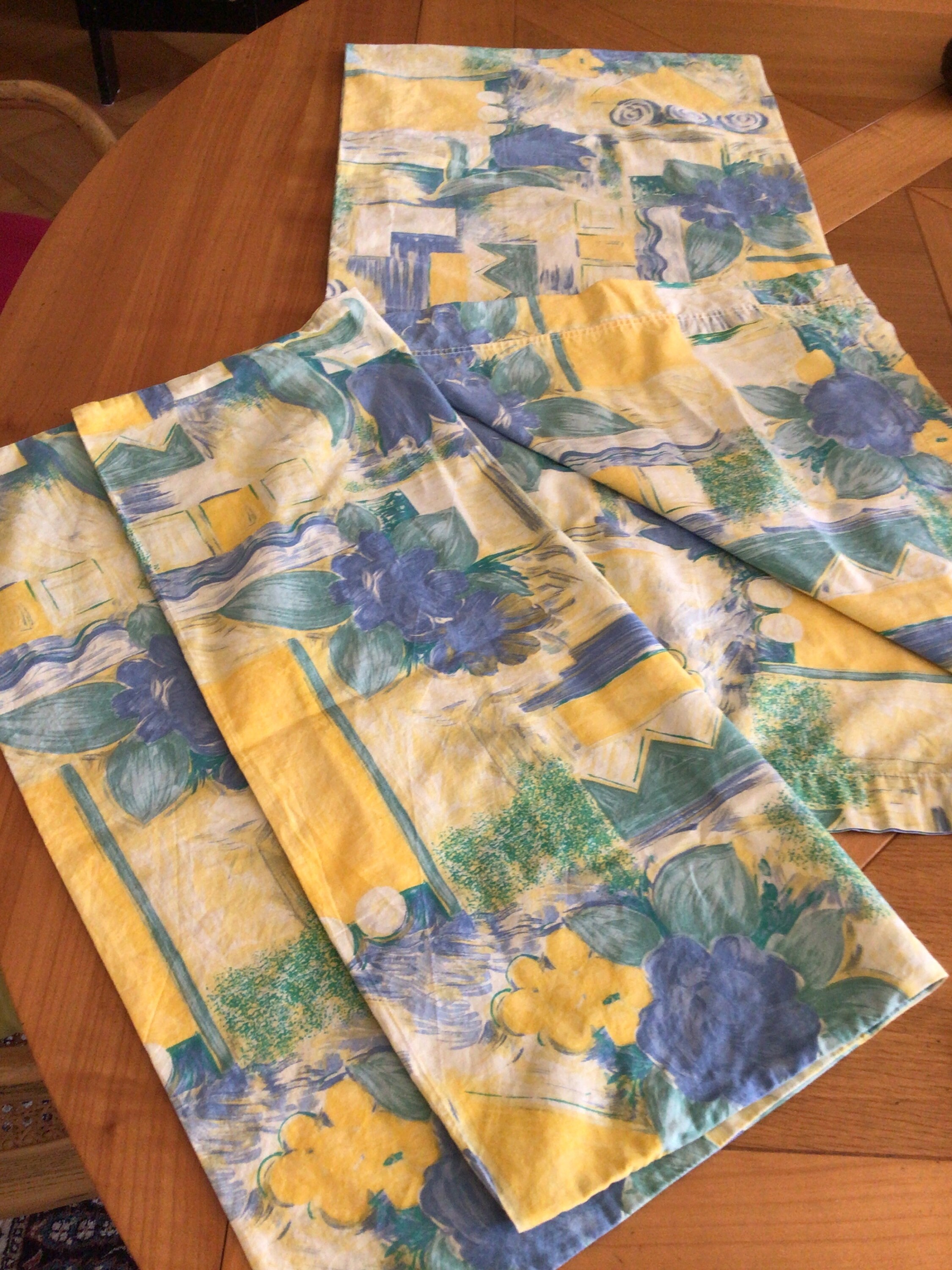 Taies Oreiller et Traversin Vintage French Coton 180