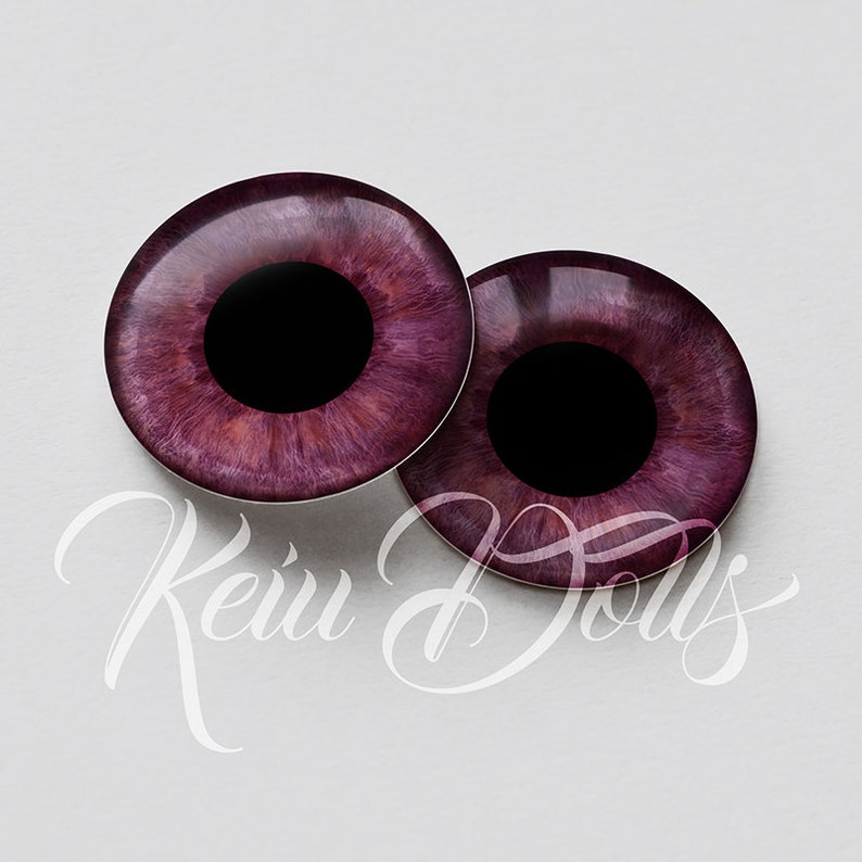 High Definition /& Perfect Fit Glass Eye Chips by KeiuDolls B-16 Blythe HD Realistic Shine Eyechips