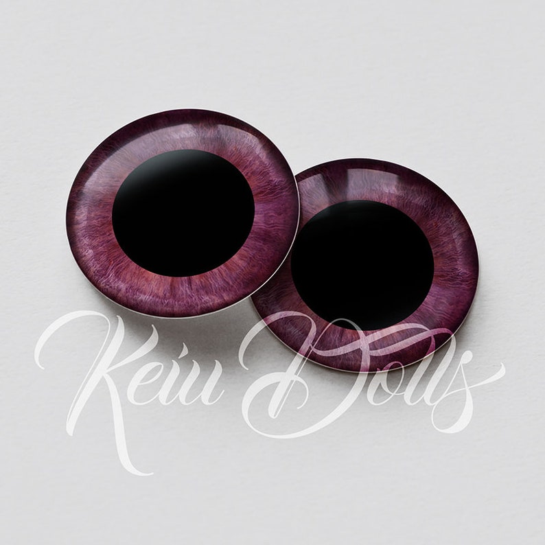 High Definition /& Perfect Fit Glass Eye Chips by KeiuDolls B-16 Blythe HD Realistic Shine Eyechips