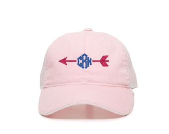 Monogrammed or Personalized custom text Hat