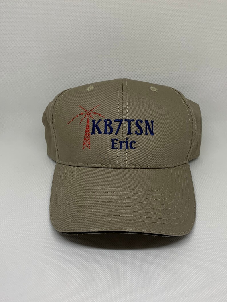 Ham Radio Callsign Hats Fast shipping custom embroidery | Etsy