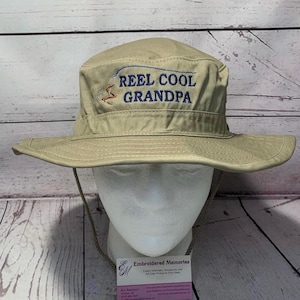 Grandpa fishing hat  fathers day hat   fathers day   sun blocker hat