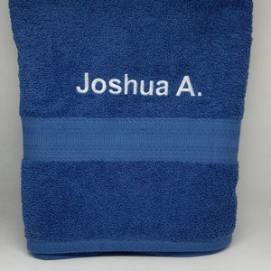 Monogrammed towel   Personalized bath Towel   Hand towel