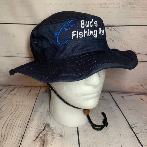 Boonie Hat Custom Embroidery Custom Text Fishing Hat Fathers Day Hat Boating Hat Captain Hat