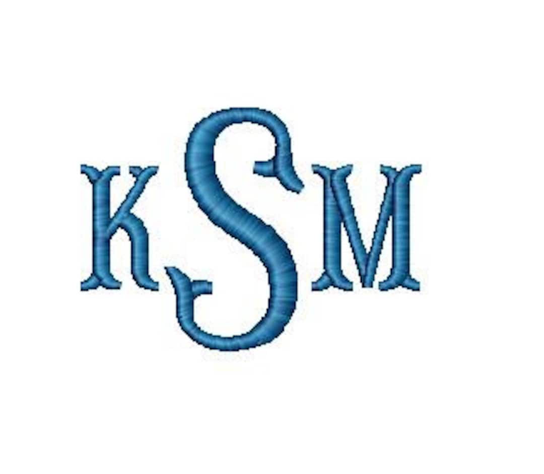 Custom Monogram Set up for Embroidery Embroidery Machine Design Custom
