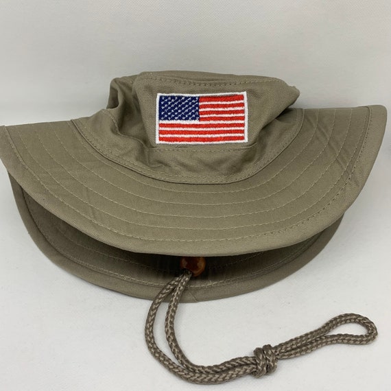 Boonie Hat With Embroidered Flag Aussie 
