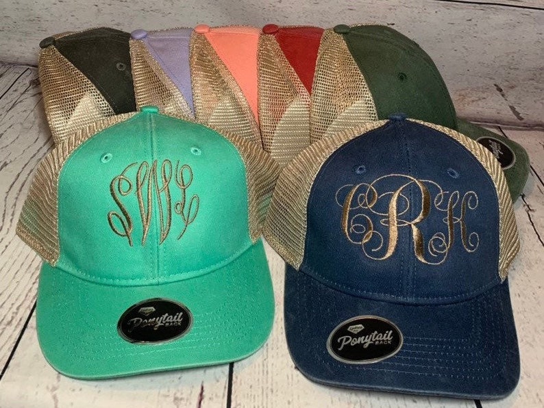embroidered hats etsy