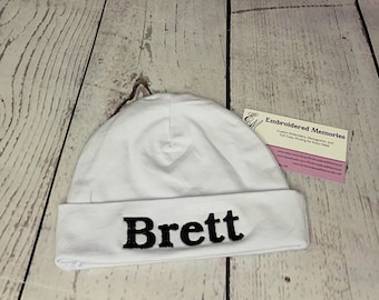 Baby Hat Personalized Embroidered Baby Gift,  Baby Beanie hat,  Baby Shower Gifts, Baby Clothes,