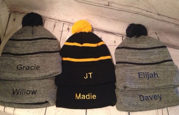 Seagulls Custom Personalized Embroidery Embroidered Beanie