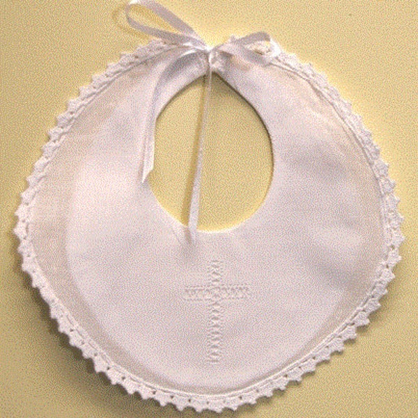 Christening Bib - Etsy