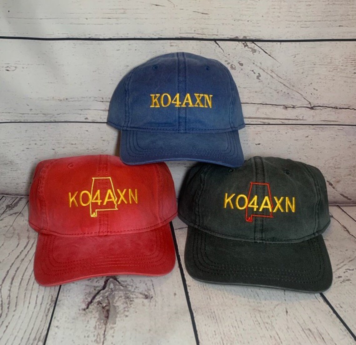 Ham Radio Embroidered Callsign Hat Amateur Radio Hats | Etsy