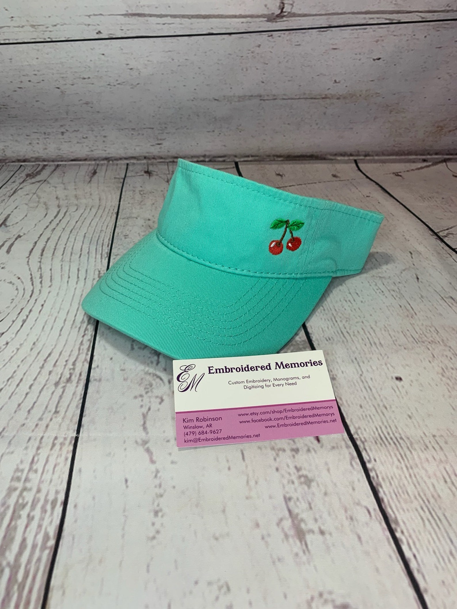 VISOR With Embroidered Mini Design Custom Visor Mens Visor Etsy