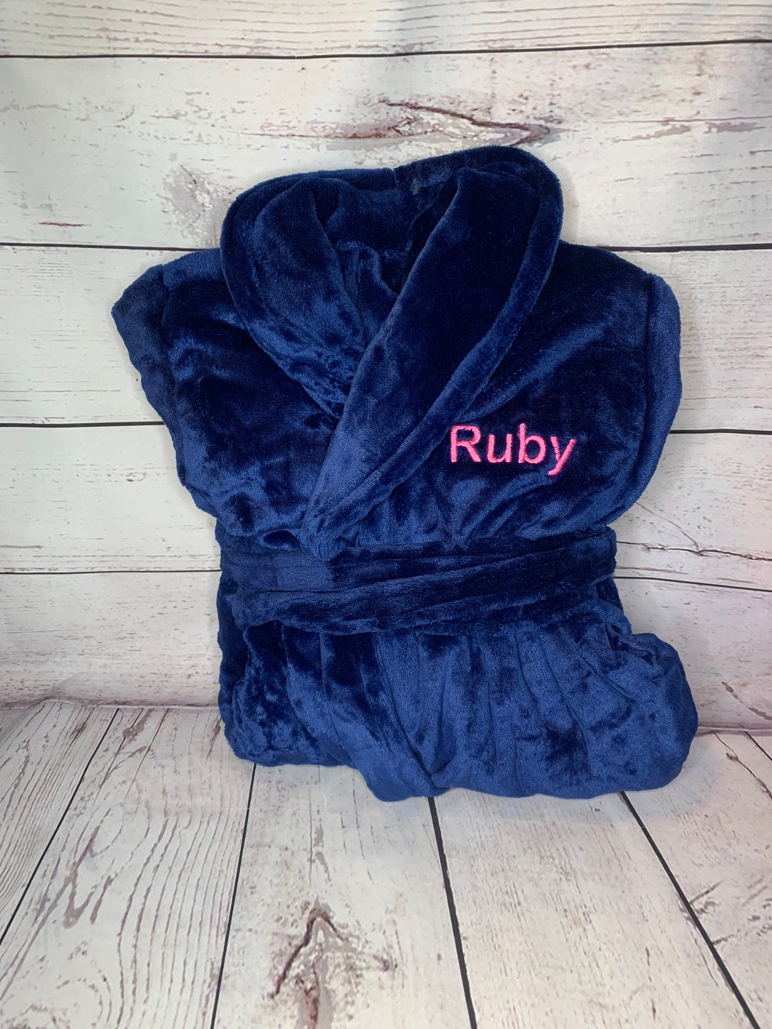 Ladies Robe Plush Personalized Robe Mothers Day Gift Monogrammed Robe