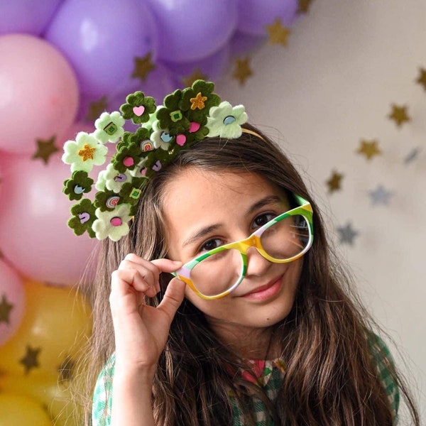 Felt Lucky Charms Headpiece- ST. Pat's Headband- Fascinator- Felt Headband