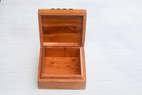 Wooden Inlaid Box Carved - image 2