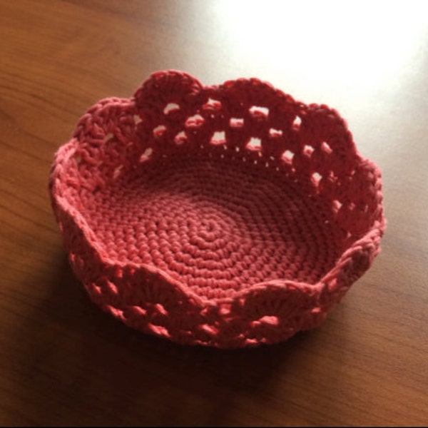 Bowl crochet pattern pdf, basket crochet pattern