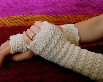 Crochet fingerless gloves pattern pdf star stitch, woman wrist warmer, mittens, fall or winter, gift or to yourself, adoptable size
