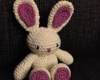 Baby rabbit crochet pattern, rabbit amigurumi pattern, toddler, baby gift, crochet bunny, animal