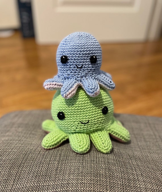 Crochet bébé pieuvre jouet, Mini pieuvre, pieuvre Amigurumi
