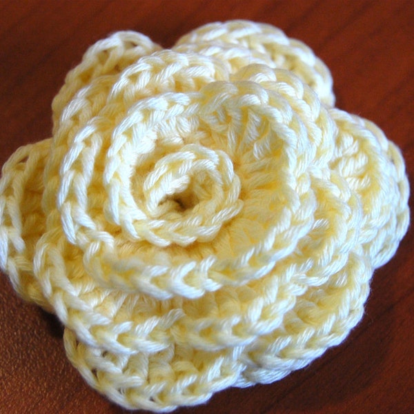 Crochet Rose Pattern - Etsy
