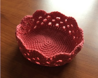 Crochet Bowl Pattern, Home Decor Basket (PDF Pattern)