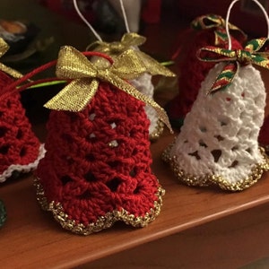 Christmas bell crochet pattern, Crochet Christmas, crochet pattern, Christmas decoration pdf Christmas gift