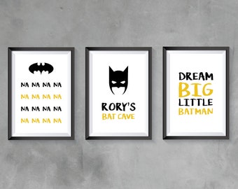 Batman Room Decor Etsy