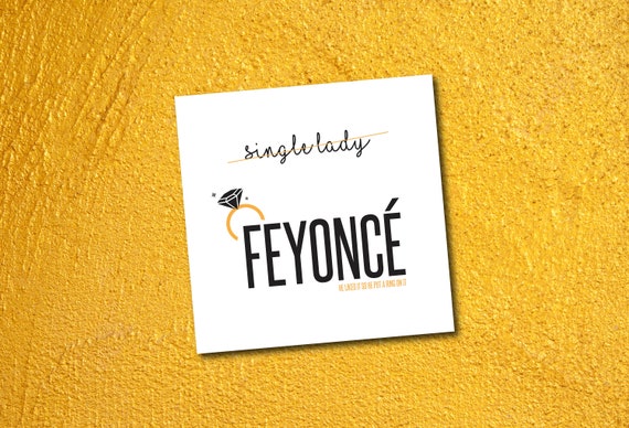 Feyonce Greeting Card Beyonce Hen Party Hen Weekend Bride Etsy