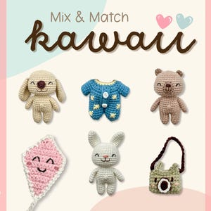 Mix and Match Kawaii | Little Mimiz chapter 1 | PDF crochet pattern