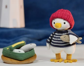 Jack the seagull | PDF crochet pattern