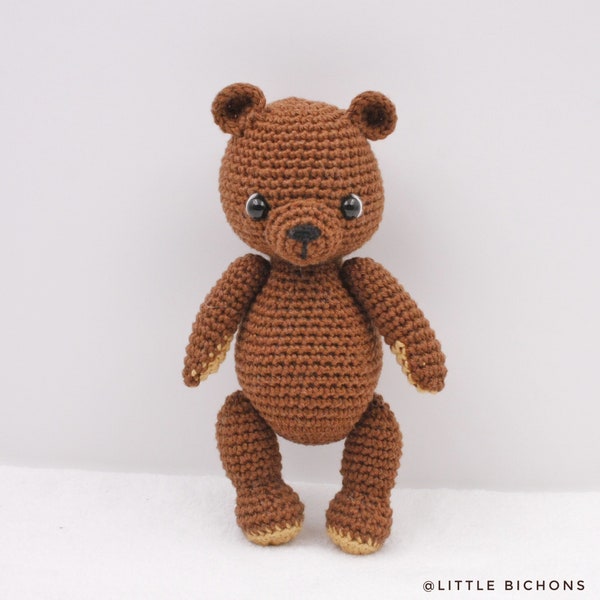 Patron au crochet : Martin l'ours brun