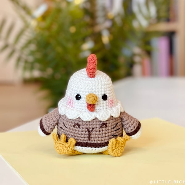 Henriette la poulette | tutoriel de crochet PDF