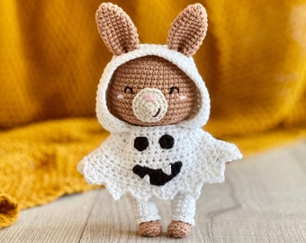 Henry the ghost bunny | PDF crochet pattern